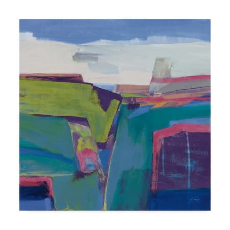 Jo Maye 'Clear Day Bright' Canvas Art,18x18
